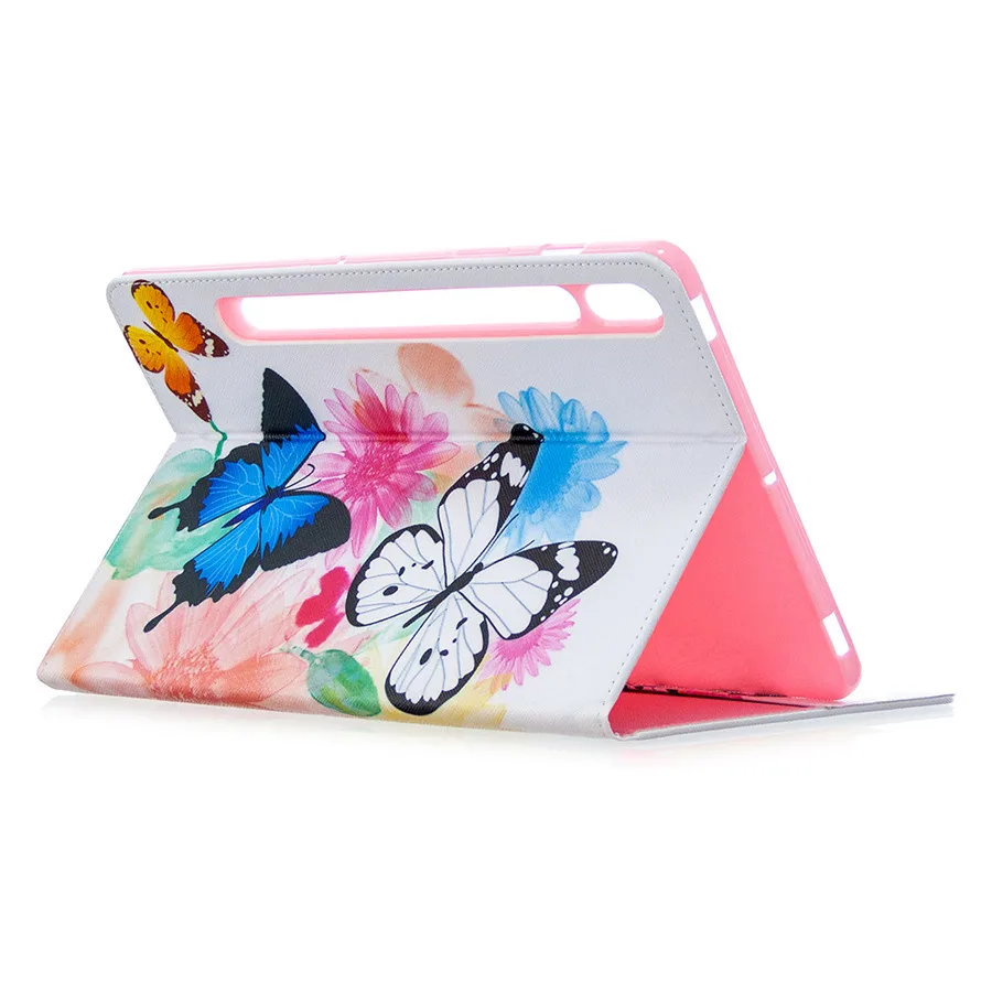 Фото Чехол для Samsung Galaxy Tab S7, задняя крышка, чехол для телефона T875, 3D Рисунок, подставка для планшета Samsung Galaxy Tab S7 11 2020, чехол №3