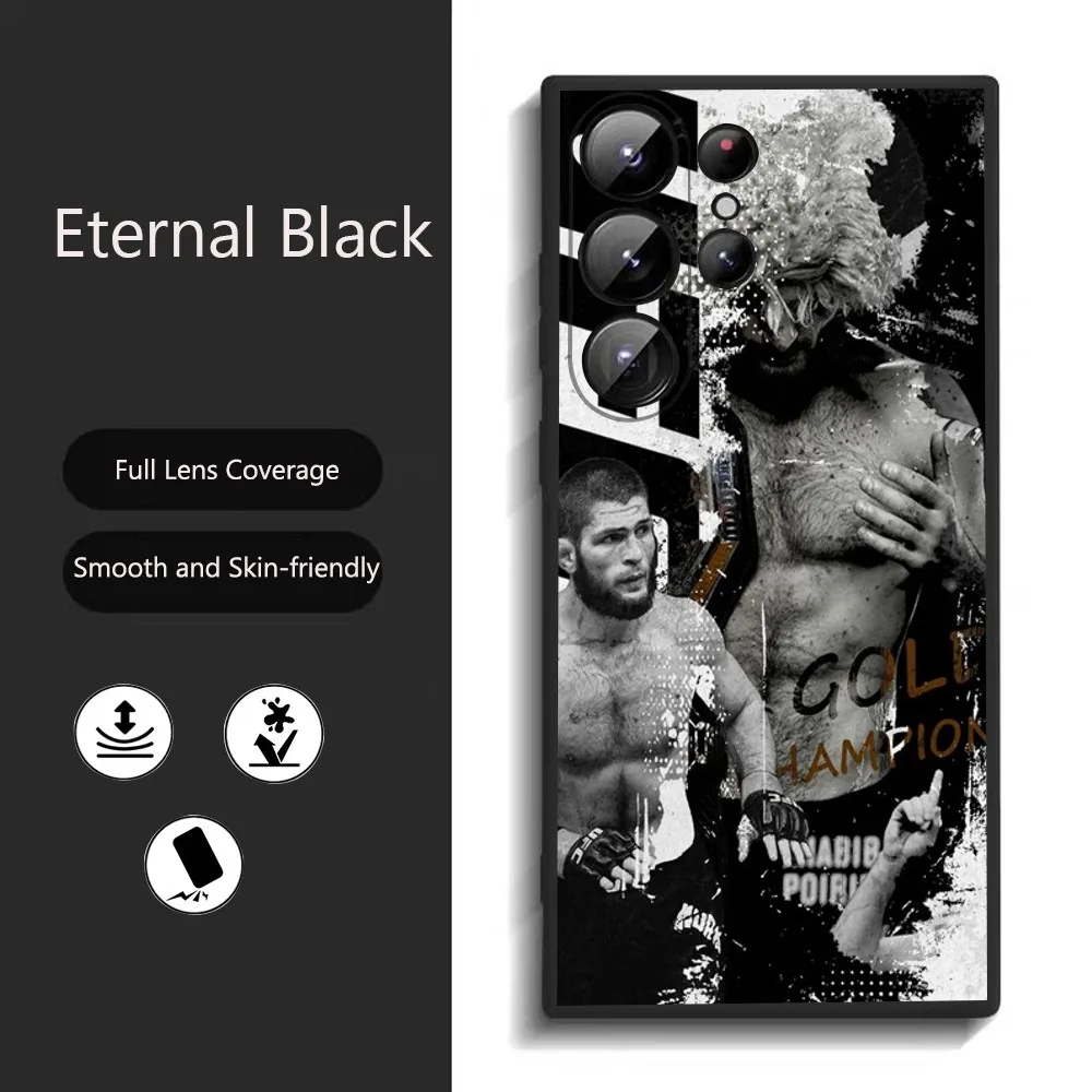 Фото Чехол для телефона Khabib Nurmagomedov U-UFC для Samsung Galaxy S25 Ultra S22 S23 S24 Ultra S21 S20 5G, защитный мягкий силиконовый чехол из ТПУ №4