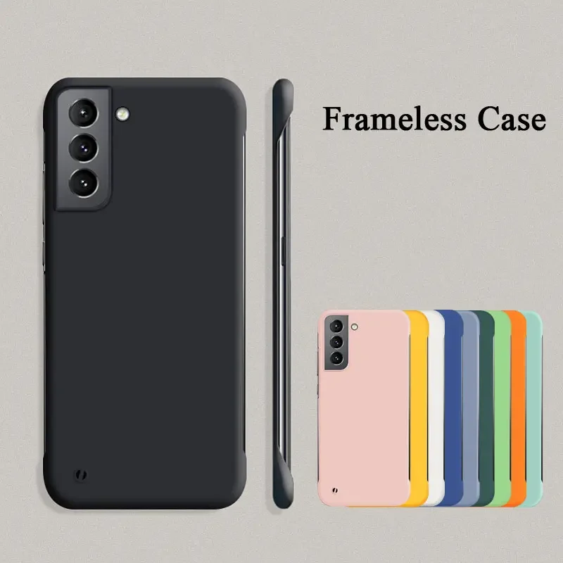 Frameless Slim Matte Cover Case for Samsung Galaxy S25 Ultra S25+ Hard PC ShockProof Back Cover for Samsung S 25 S25 Plus