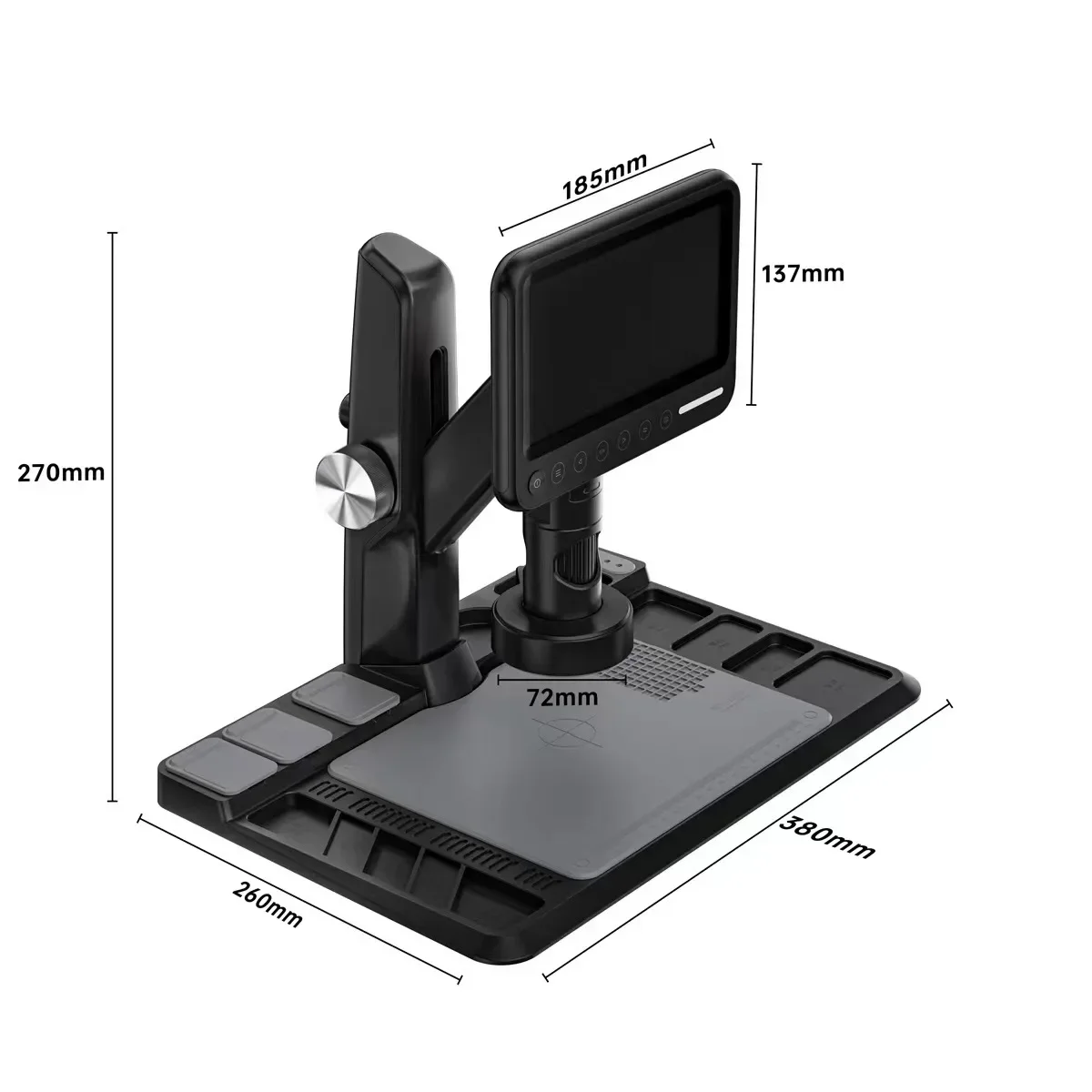 НОВЫЙ 1000X HD электронный цифровой микроскоп 8 светодиодных ламп ручной USB-микроскоп для промышленной лупы 3 в 1