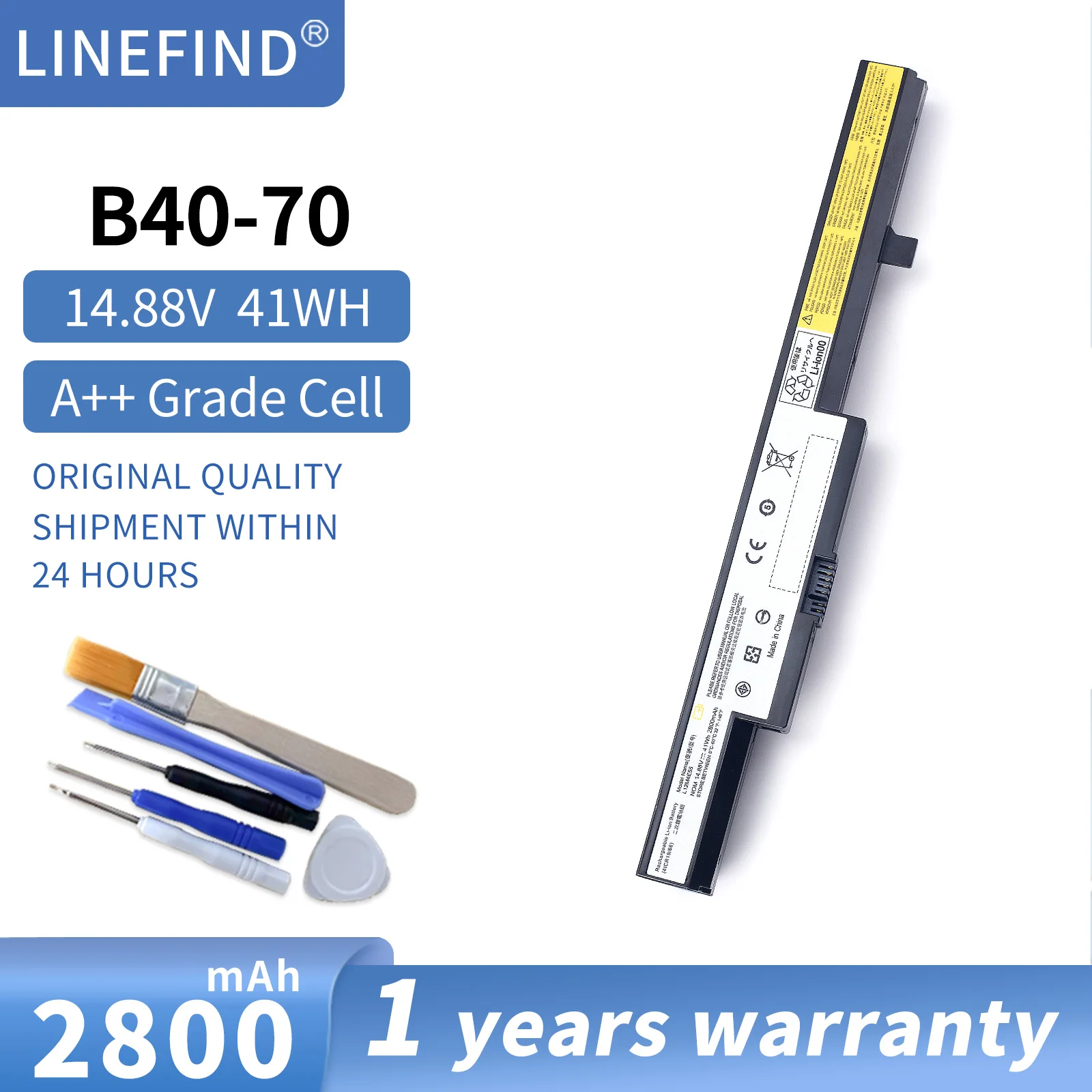 Для Lenovo B50-70 B40-70 Φ B50 N40 B50-30 L13L4A01 L13S4A01 L13M4A01 2200mAh 14,8 V 41Wh