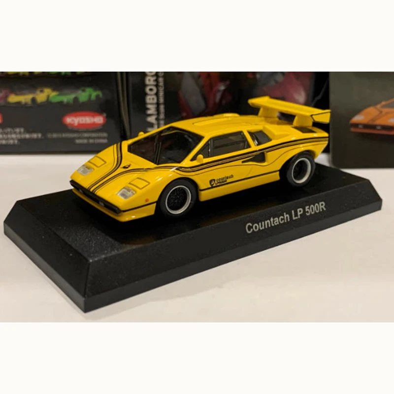 KYOSHO 1:64 Countach LP 500R модель автомобиля из сплава для взрослых, классическая коллекция, статический дисплей, орнамент, подарок