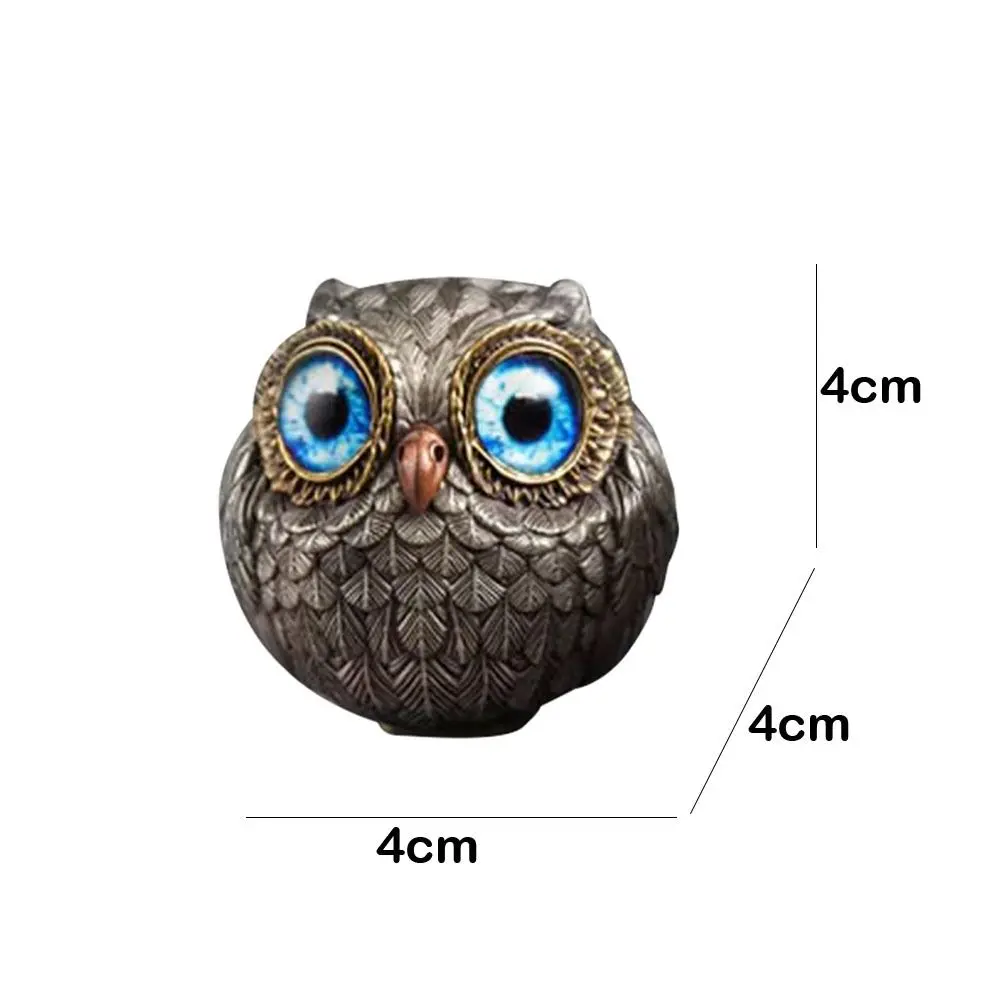 Милый мудрый наблюдатель из фетра Lucky Owl Guardian, реалистичная подвеска с бусинами в виде совы, мини-статуя совы, энергетический счастливый декор, домашний декор (art.: 3920cb0ed6078) - 3920cb0ed6078