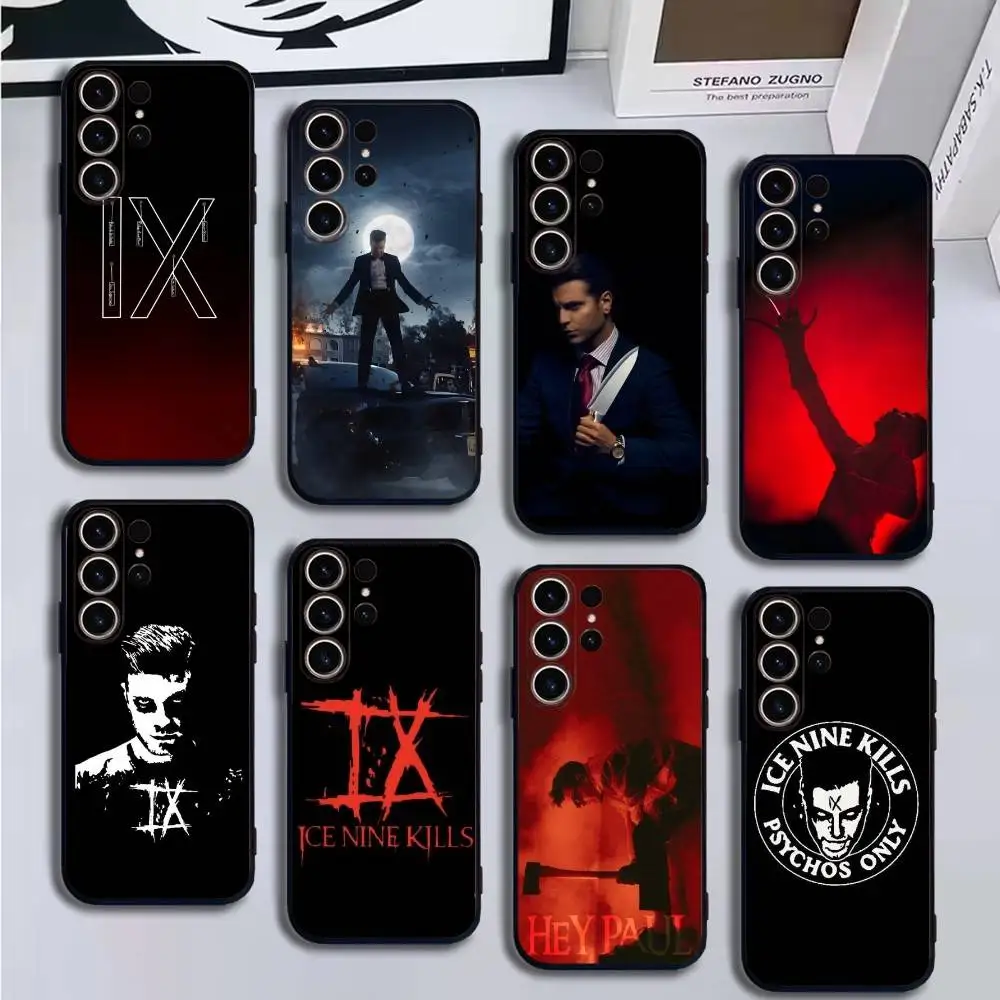 Ice Nine Kills Band   Phone Case For SamsungS25,24,21,22,23,30,Ultra,20,Plus,Fe,Lite,Note,10,9,Soft Black Cover Чехлы и чехлы для мобильных телефонов
