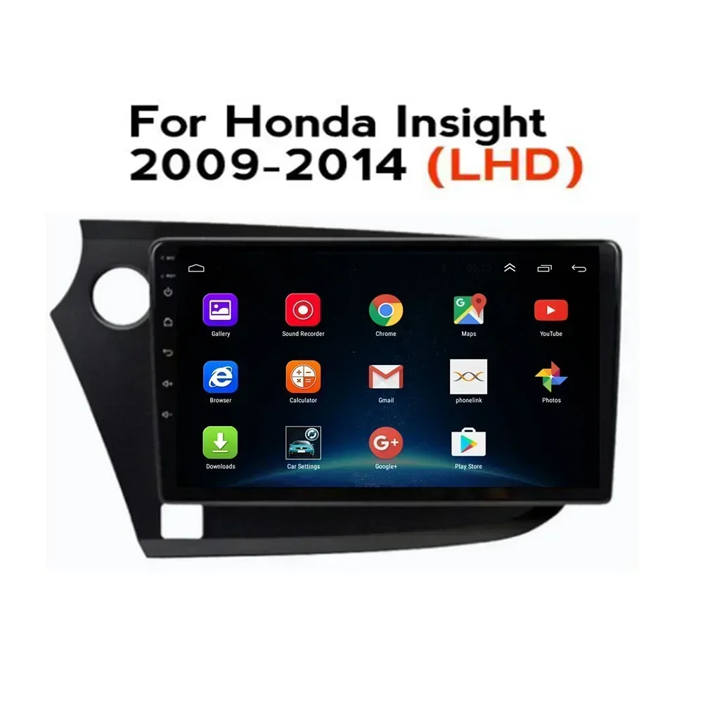 Фото For HONDA INSIGHT 2009-2050 Car Radio Multimedia Video Player Navigation GPS Android 13 Camera No 2din 2 din dvd №4