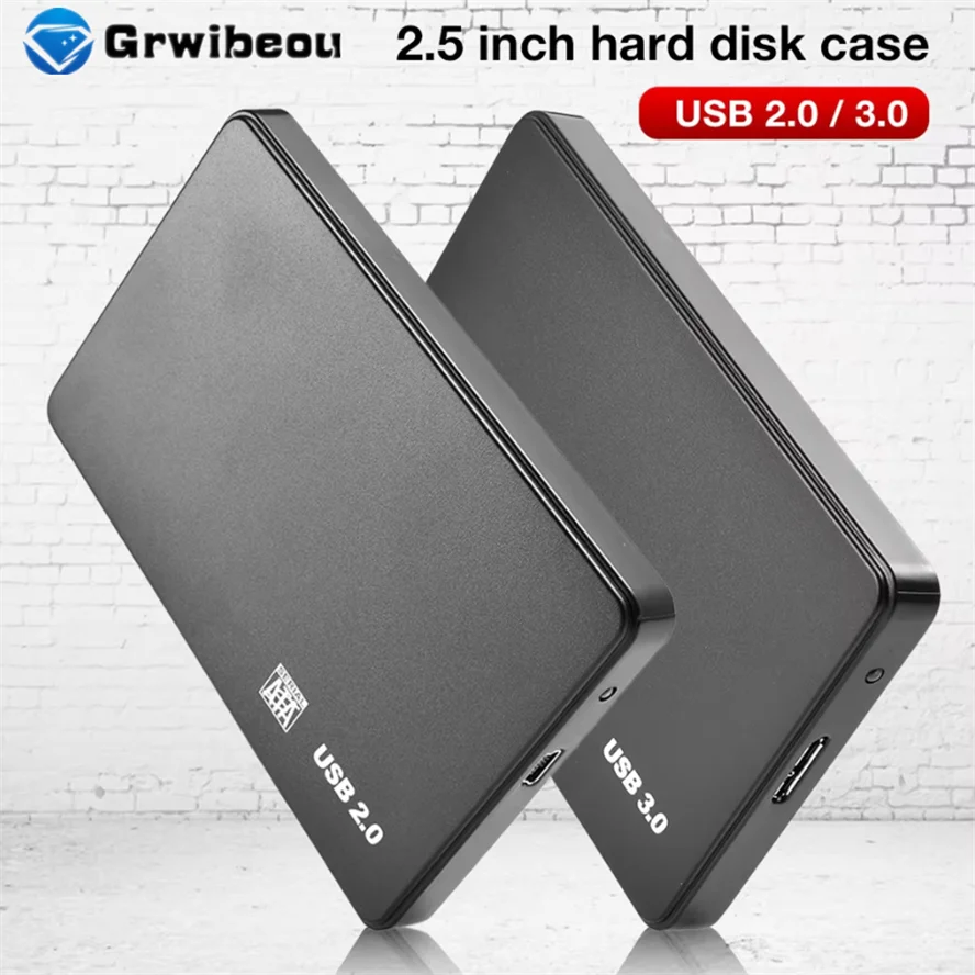 USB 3.0 2,0–2,5-дюймовый корпус жесткого диска SATA HDD SSD Корпус высокоскоростного внешнего жесткого диска для ПК, ноутбука, смартфона