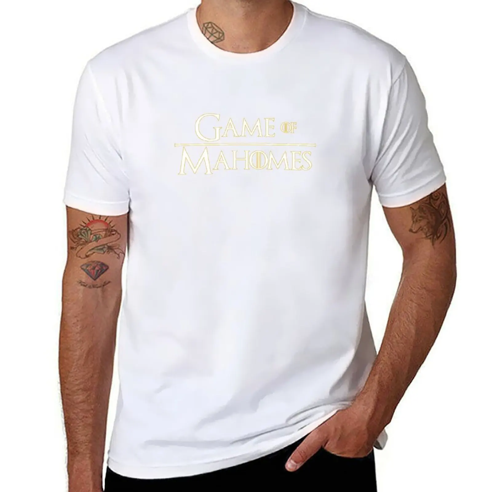 Футболка Game of Mahomes, мужская футболка, хлопковая футболка высокого качества, футболка с принтом на заказ