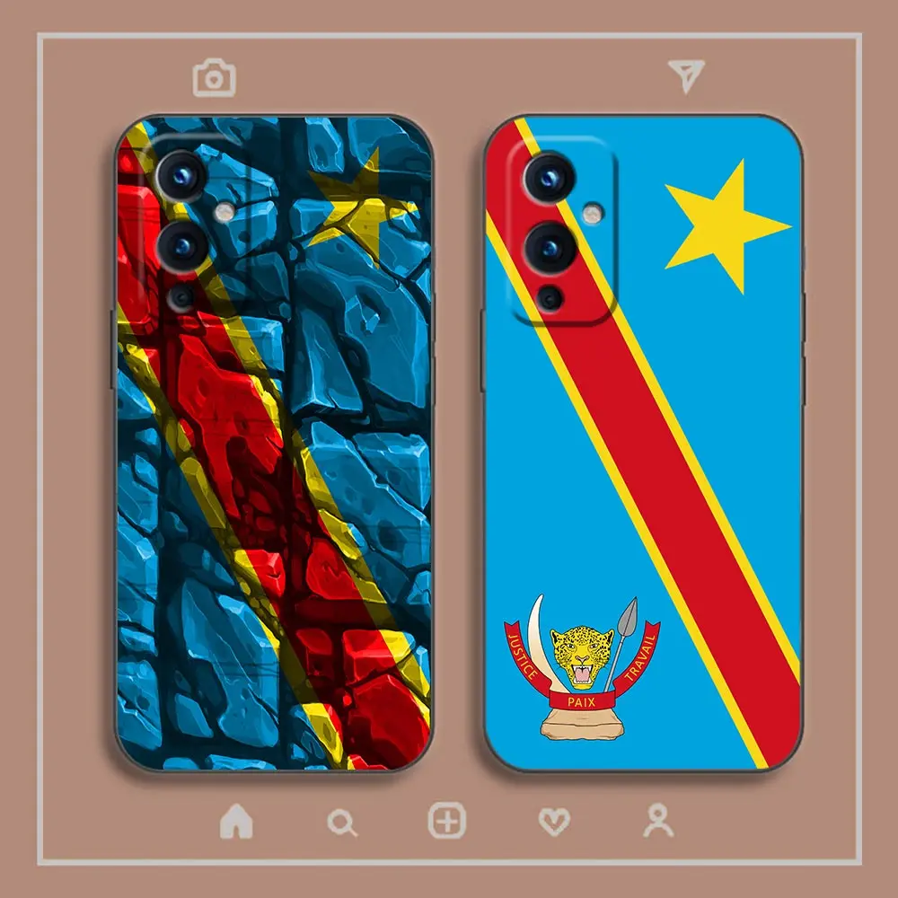 Фото Чехол для Oneplus 9 8 8T 7 7T 6 6T 5 5T NORD N100 N10 2 CE 5G Pro Nokia 3,1 6 Plus, чехол с флагом Демократической Республики Конго №2