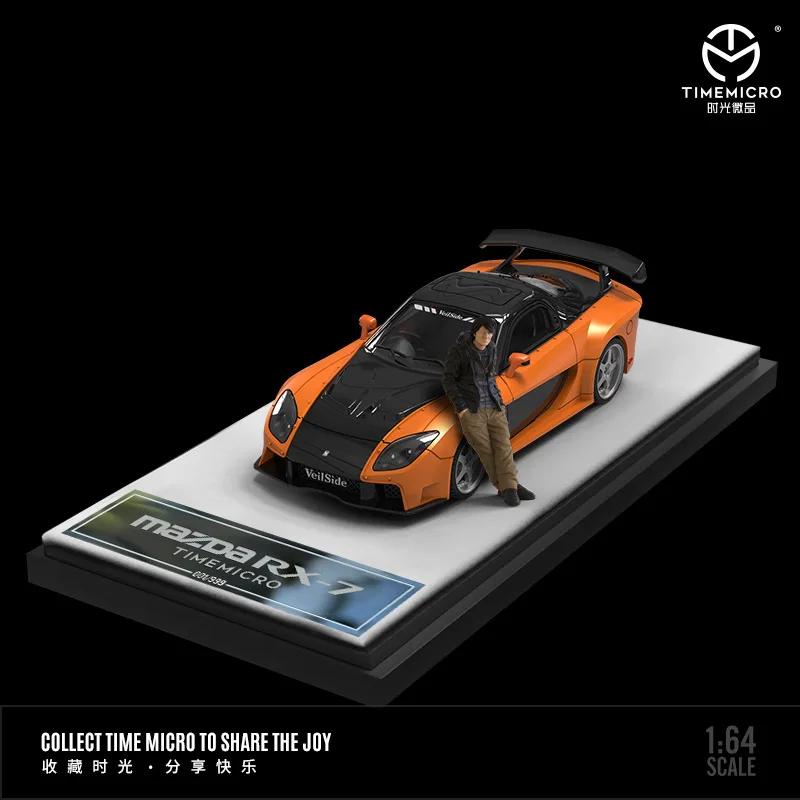 Коллекционная модель автомобиля Mazda, модель из сплава, подарок, 1:64