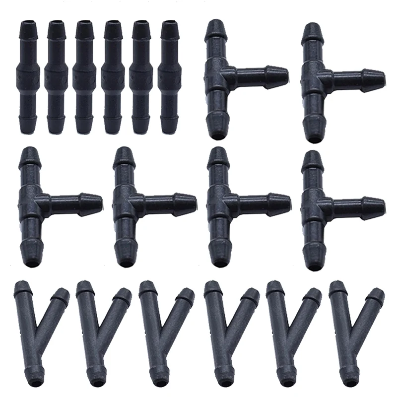 18pcs Car Wiper Spray Pipe Joint  Nozzle for Volvo XC60 XC90 Toyota Renault Opel astra Nissan qashqai Peugeot 307 308