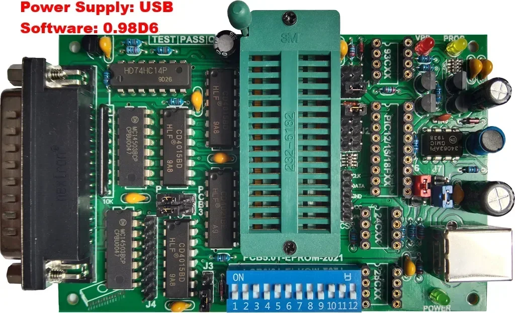 Многофункциональный программатор PCB5 Willem Burner EPROM FLASH MCU Материнская плата BIOS Запись