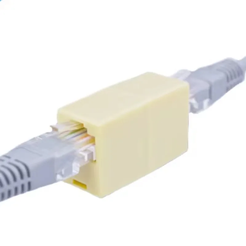 Фото ESCAM CAT5 CAT5e Ethernet-адаптер 8P8C RJ45 Разъем Сетевой удлинительный кабель-адаптер для Ethernet-кабеля «мама-мама» №3