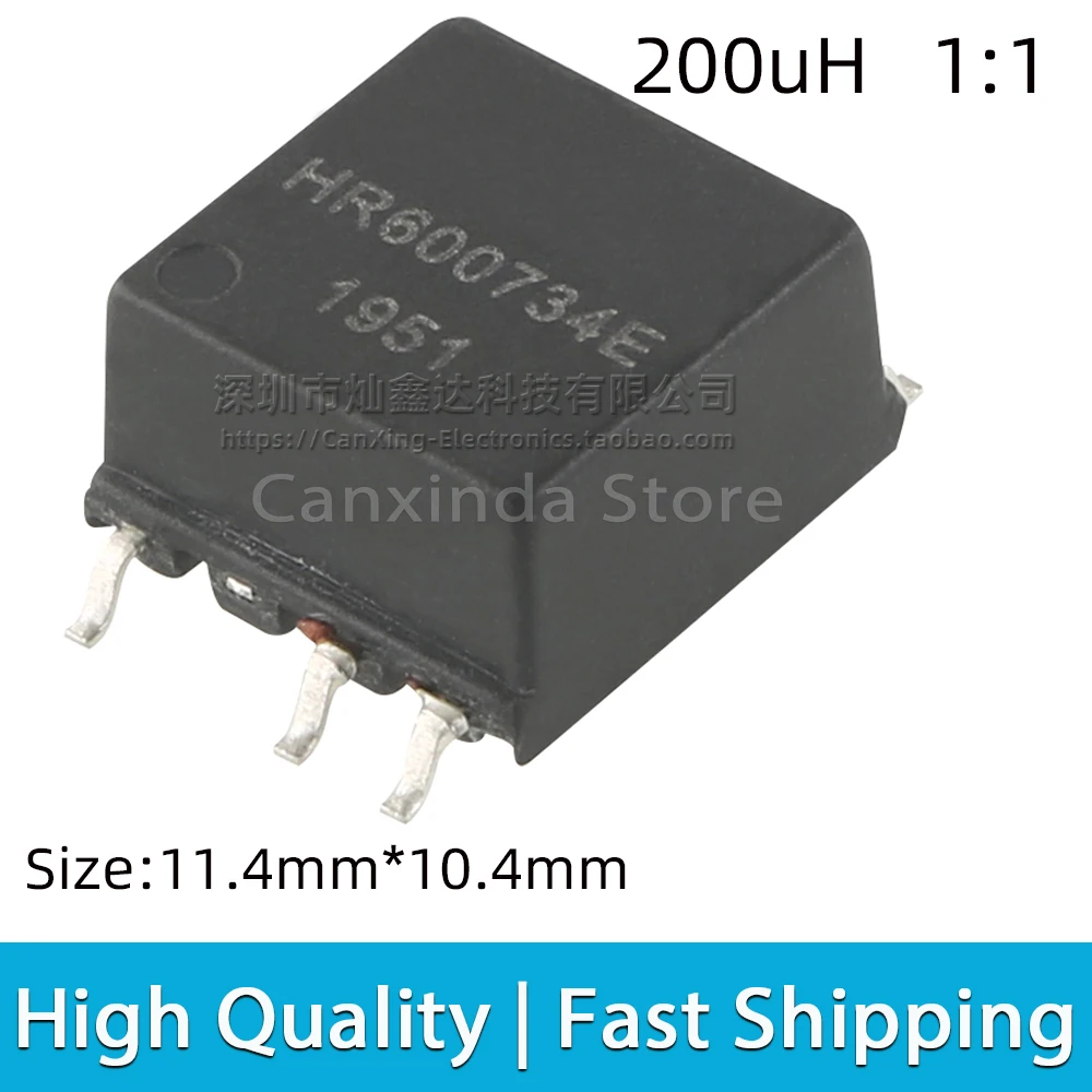 5 шт. HR600734E SMT 200uH AC5KV 5000V 1:1 PLC линия электропередачи коммуникационный изолирующий трансформатор Электронные компоненты и принадлежности