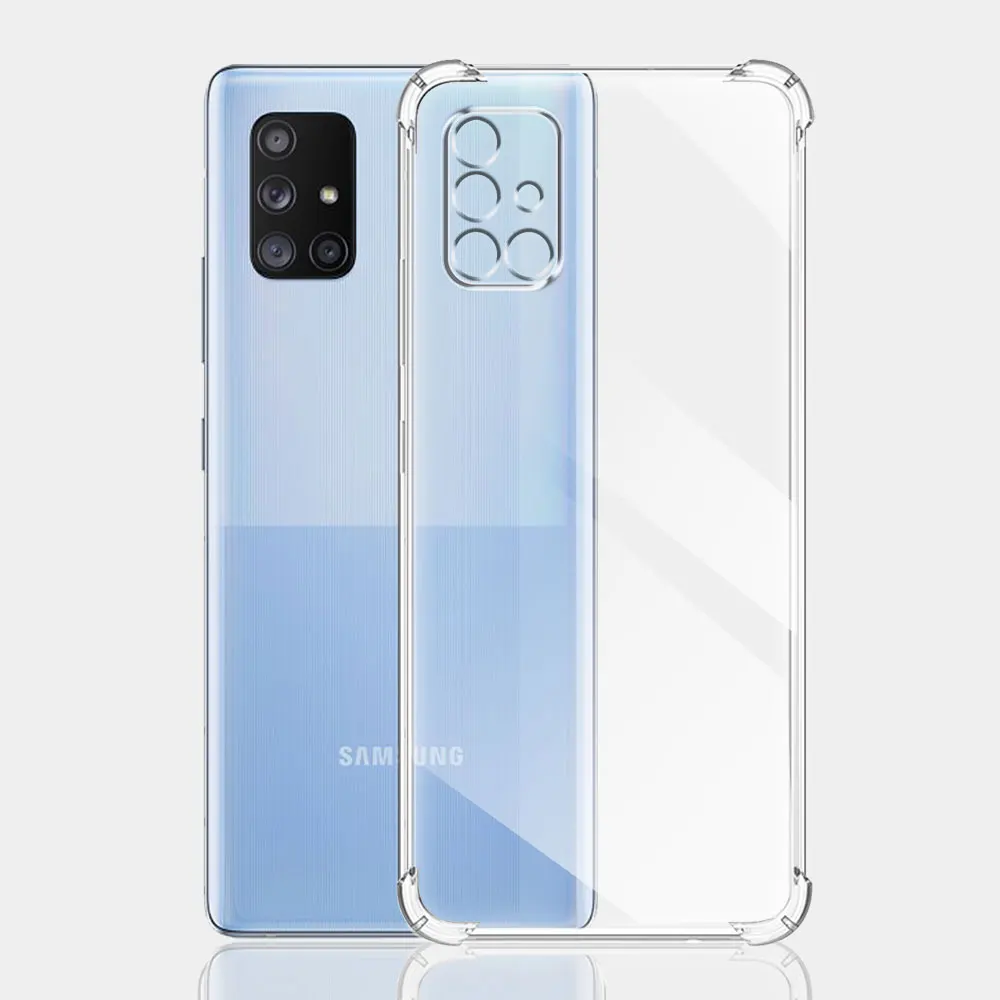 Фото Чехол для Samsung Galaxy A71 4G, Силиконовый Мягкий противоударный Прозрачный чехол для Samsung A71, прозрачный чехол для Samsung A71, чехол, оболочка №4