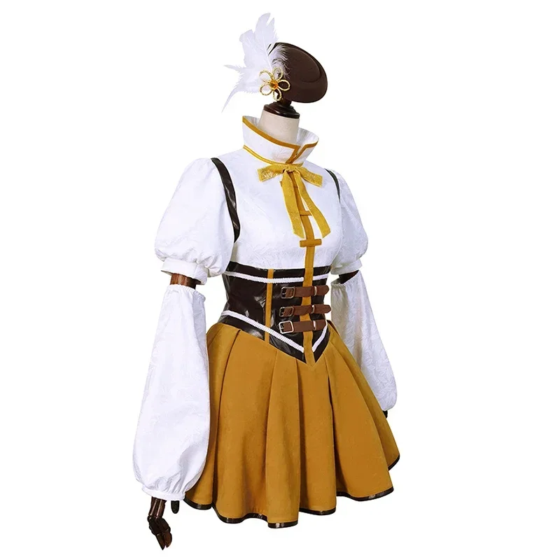 Фото Новый костюм для косплея аниме Tomoe Mami 2023, платье Лолиты для взрослых, женщин и девочек, шляпа, костюм, наряд для вечеринки на Хэллоуин №4