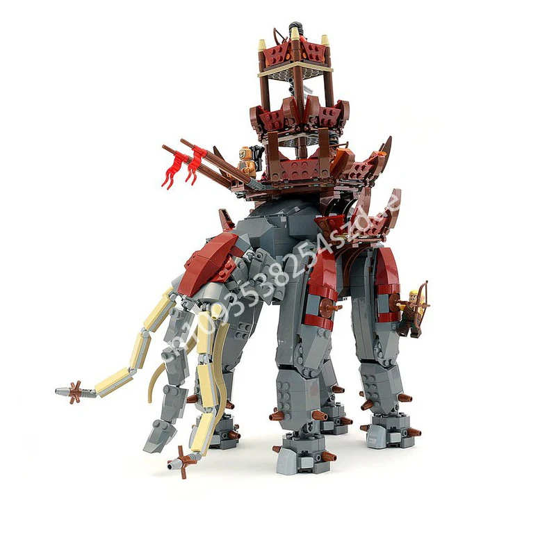 1040 шт. MOC Oliphant модель строительные блоки креативная сборка развивающие кирпичи игрушки подарки