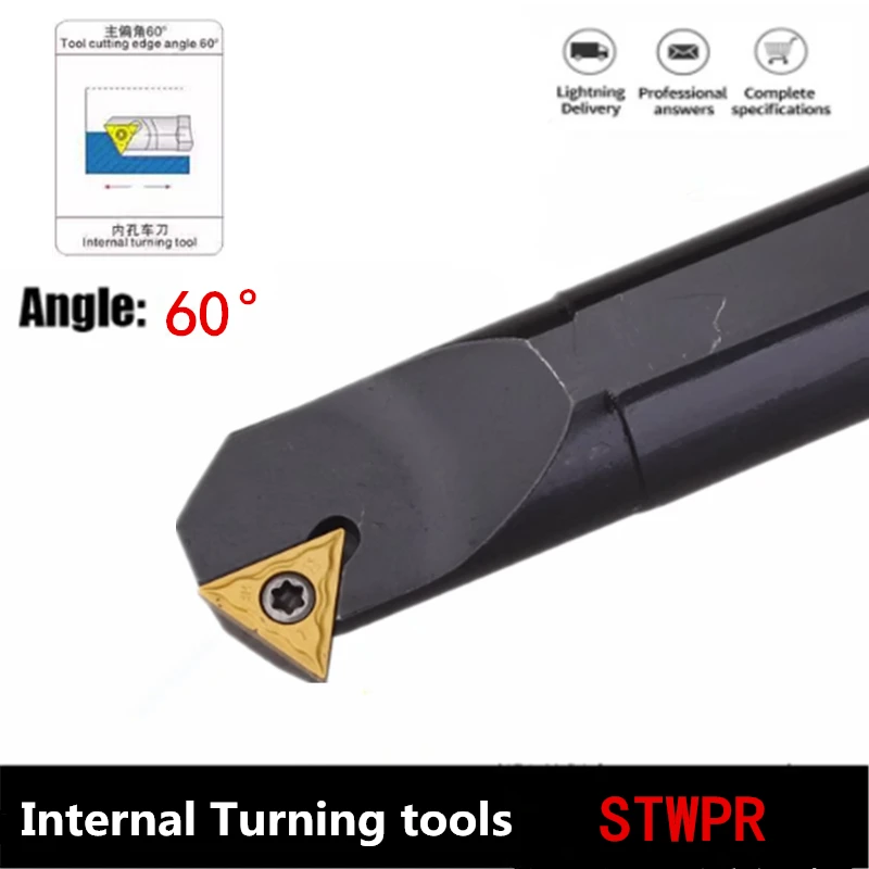 Держатель инструмента для внутренней обточки STWPR STWPR09 STWPR11 S08K S16Q S10K S12M S14N S20R, режущая штанга для токарного станка с ЧПУ, используются карбидные вставки TPMT