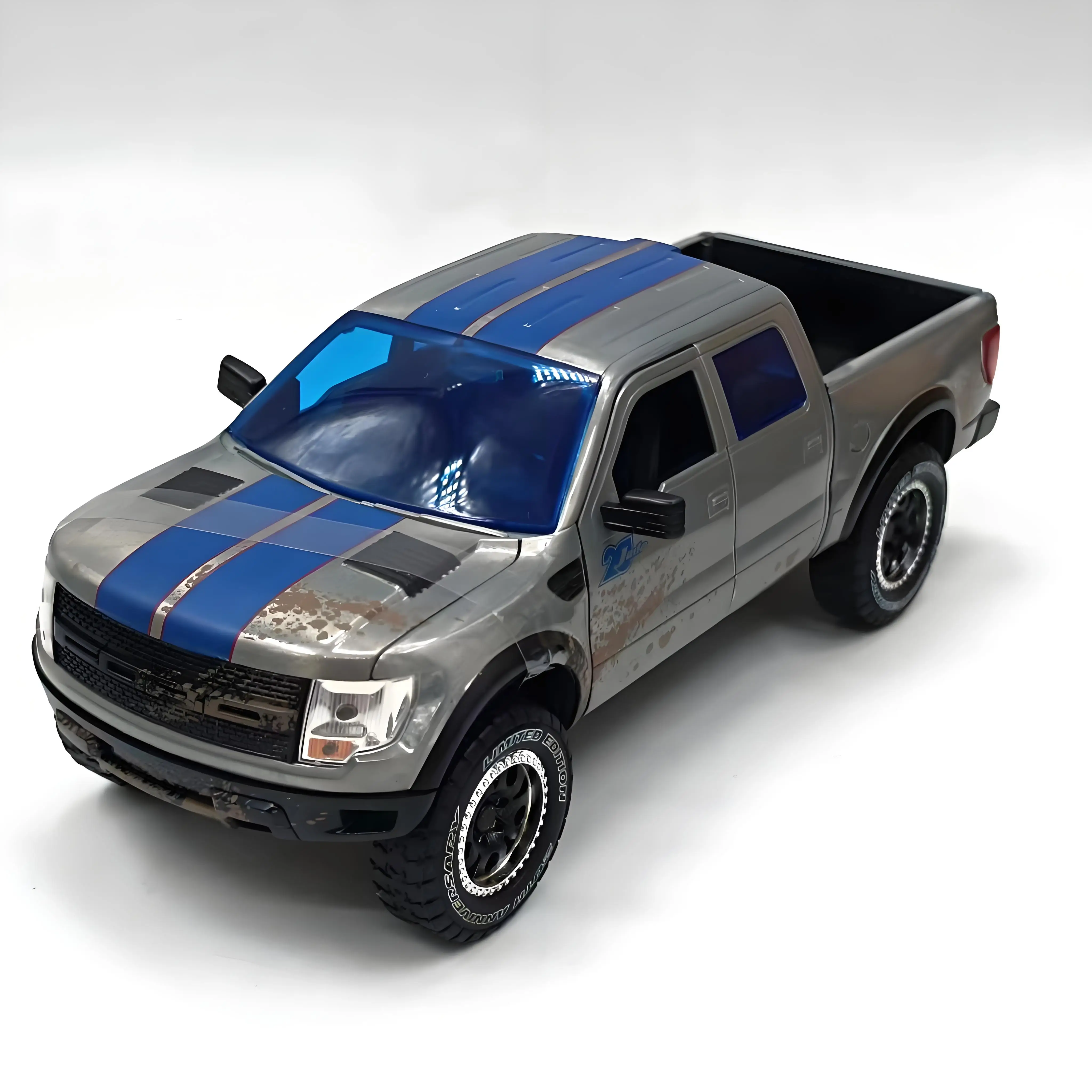 Фото JADA 1:24 F-150 SVT Raptor 2011, легкосплавный автомобиль, литье под давлением и игрушечный транспорт, модель автомобиля, миниатюрная масштабная модель автомобиля для детей №2