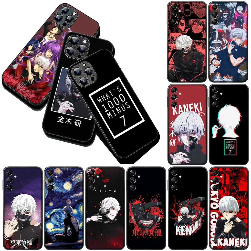 Чехол для телефона Tokyo Ghoul с рисунком Ken Kaneki для Xiaomi Redmi Note 14 13 ProPlus A4 A3 Pro Plus 13C 14C Pro+ 5G 4G Soft Coque