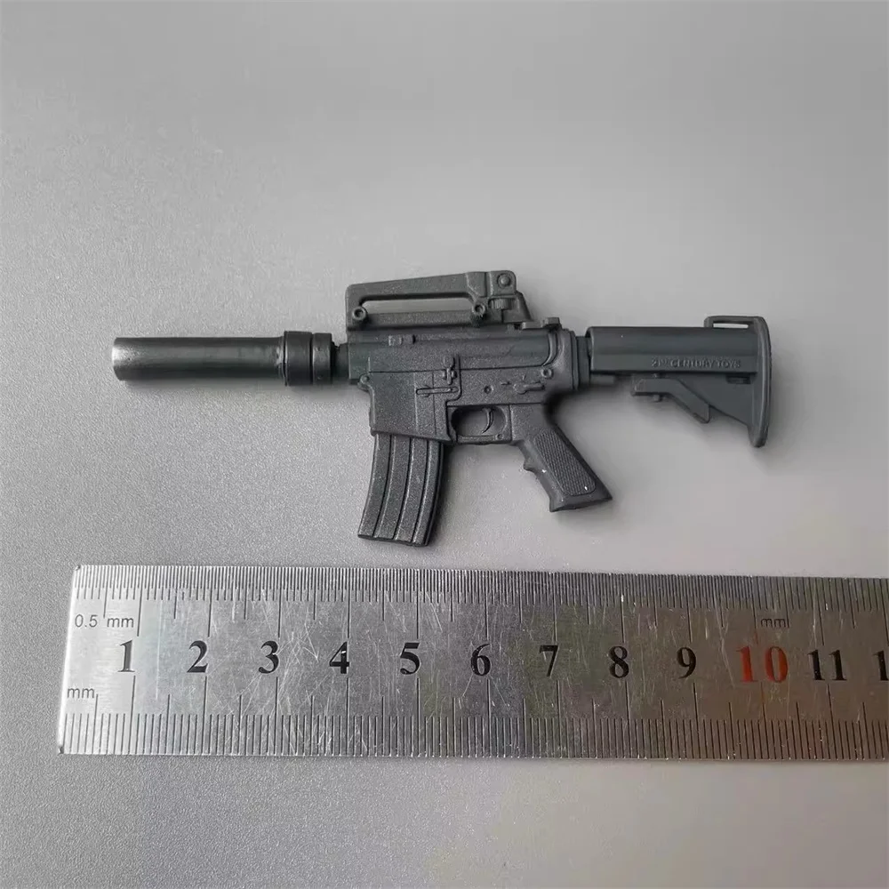 Большие продажи 1/6 DML 21st Toys Модель Мини Основное Оружие M4 Материал ПВХ Не настоящий для 12-дюймовой Куклы Фигурка Сцена Компонент DIY