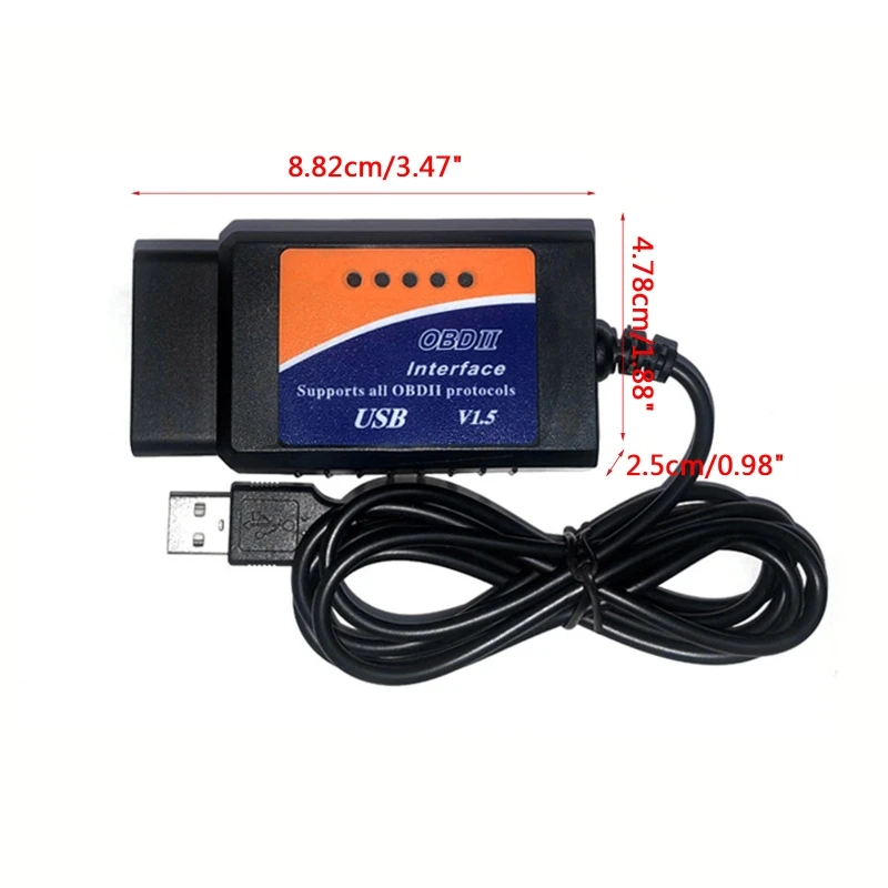 Сканер диагностический универсальный, OBD II, ELM 327, Wi-Fi, USB (art.: 3920c0a19ae05) - 3920c0a19ae05