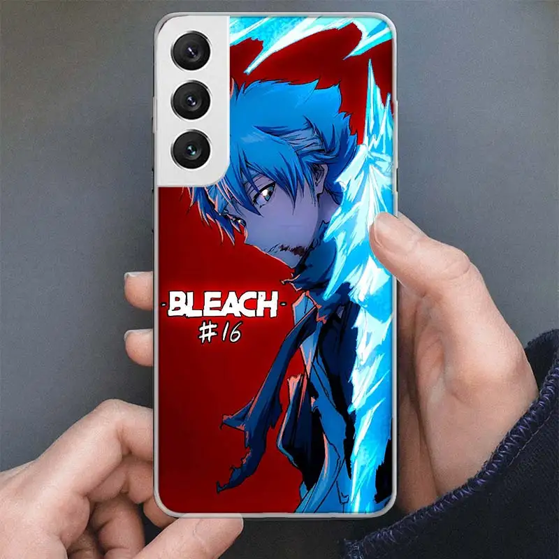 Фото Чехол для телефона Hitsugaya Toushirou Bleach для Samsung Galaxy S25 S24 S23 S22 Ultra S21 S20 FE S10 Plus S10E + S25U Soft Cover Shell №4