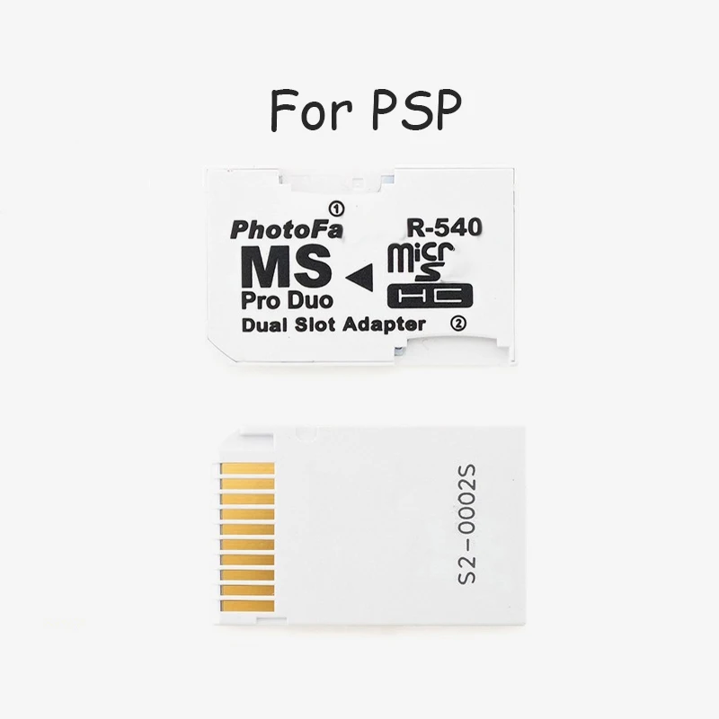Адаптер для карты памяти PSP, адаптер для карт SDHC, Micro SD/TF для MS PRO Duo, замена карты PSP