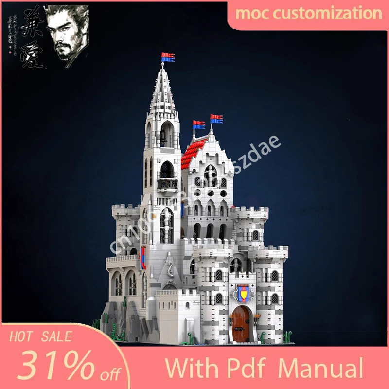 3939 шт. MOC модульный замок короля король возвращается модель строительного блока Diy творческая сборка развивающие кирпичи игрушки подарок ребенку