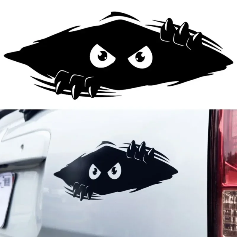 Автомобильные наклейки, забавные Peep Monster, кузов автомобиля, вмятки, царапины, виниловая пленка, декоративные наклейки, автостайлинг, наклейки