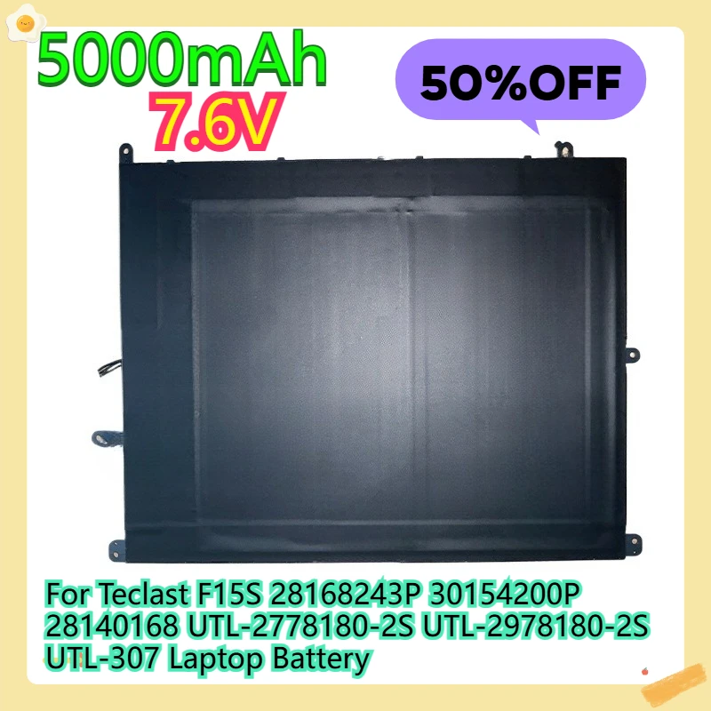 Для Teclast F15S 28168243P 30154200P 28140168 UTL-2778180-2S UTL-2978180-2S UTL-307 аккумулятор для ноутбука 5000 мАч