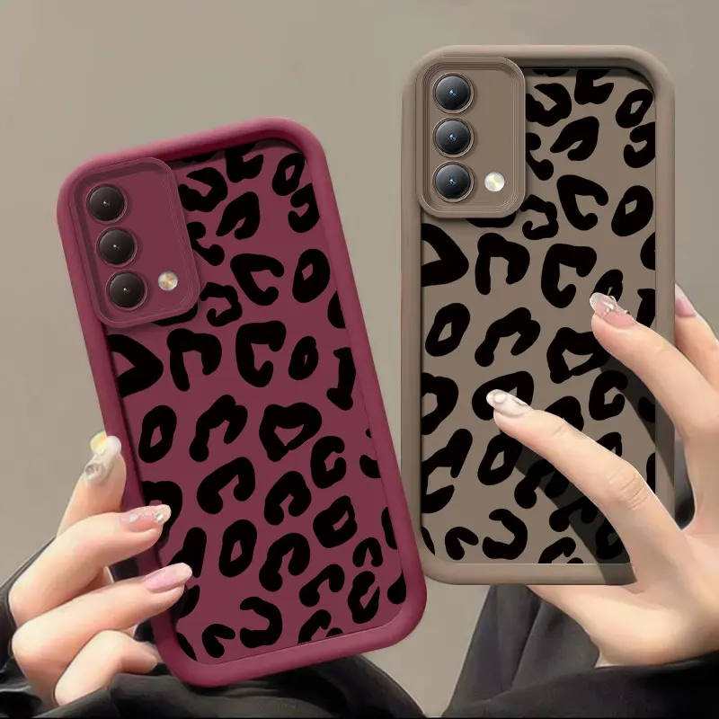 Фото Черный леопардовый чехол в стиле ретро для Infinix Tecno Spark GO 2024 2025 30C 20C 10 POP8, защита объектива камеры, силиконовый мягкий чехол для телефона №3