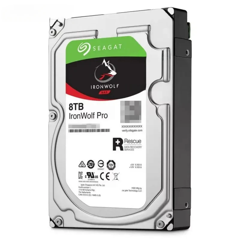Для жесткого диска Seagate ST8000NE001 8 ТБ IronWolf Pro 3,5 дюйма SATA3 NAS HDD 100% протестирован Быстрая доставка