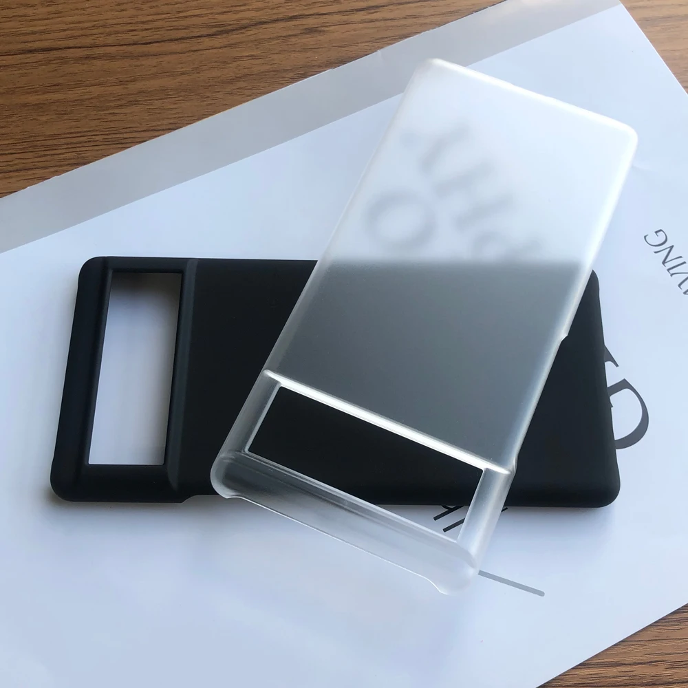 Фото Простой Ультратонкий матовый жесткий чехол для Google Pixel 9 8 7 6 Pro 6a Pixel 9 Pro 6pro, задняя крышка ПК с защитой от отпечатков пальцев №5