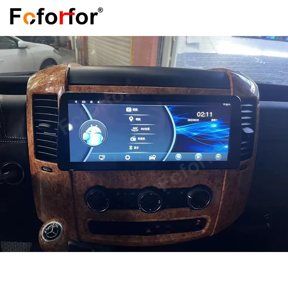 Фото 12,3 дюймовый Android 13 автомобильный GPS-радиоприемник для Mercedes Benz Sprinter 907 910 2018-2022 4G LTE WiFi DSP Carplay автомобильный навигатор плеер №2