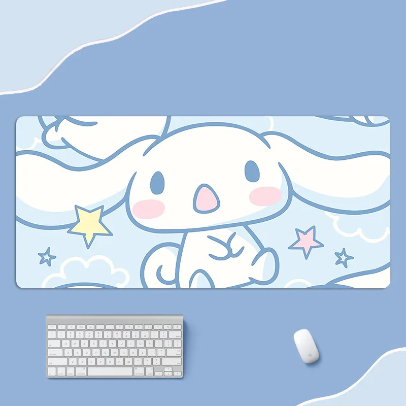 Скатерть Sanrio Cinnamoroll Обеденный стол Спальня Общежитие Макияж Стол Украшение Kawaii Мультфильм Водонепроницаемый Возьмите конфет