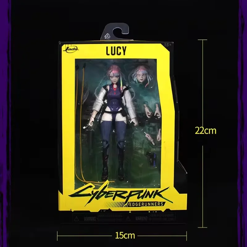 Новая оригинальная аниме-фигурка Jada Cyberpunk: Edgerunners David Martinez Lucyna Kushinada, экшн-фигурка, модель куклы, периферия, игрушка в подарок (art.: 3920cd2cdc3e2) - 3920cd2cdc3e2