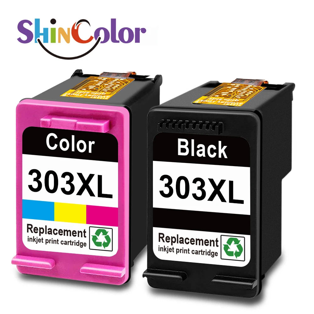 ShinColor forHP303 Xl 303xl Премиум цветной Восстановленный струйный картридж для HP303 для HP ENVY Photo 6220 6230 6232 принтера