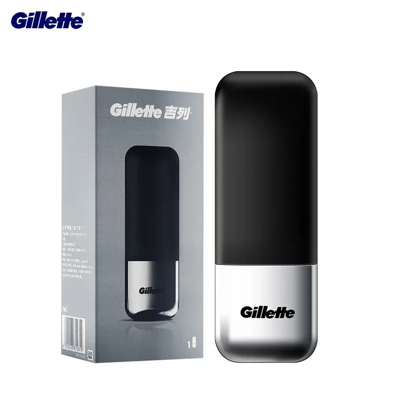 Магнитный дорожный футляр Gillette, портативный держатель для бритвы, ящик для хранения бритв Mach3/Fusion5/Vector3, бритвы