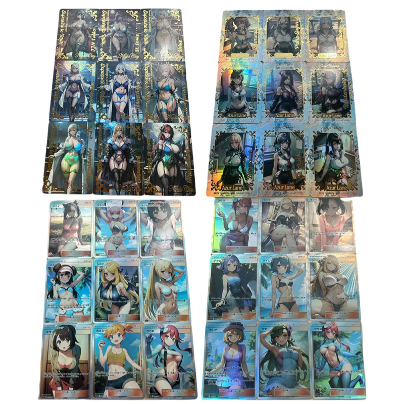 Аниме история богини ACG Lillie Lusamine Selene Boa Hancock DIY коллекционные строительные игрушки рождественские подарки на день рождения настольная игра