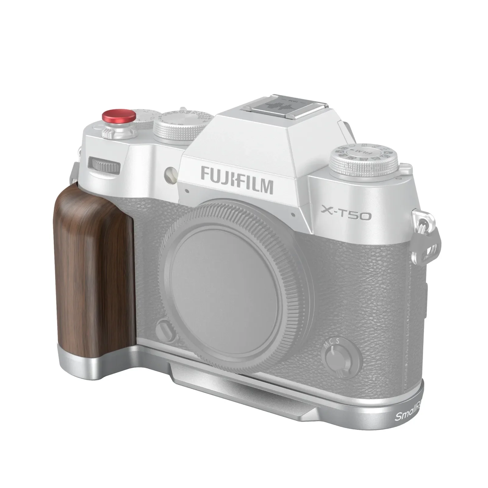 Фото Деревянная L-образная рукоятка SMALLRIG для FUJIFILM, эргономичная деревянная рукоятка с быстроразъемной пластиной Arca-Swiss, легкая рукоятка №2