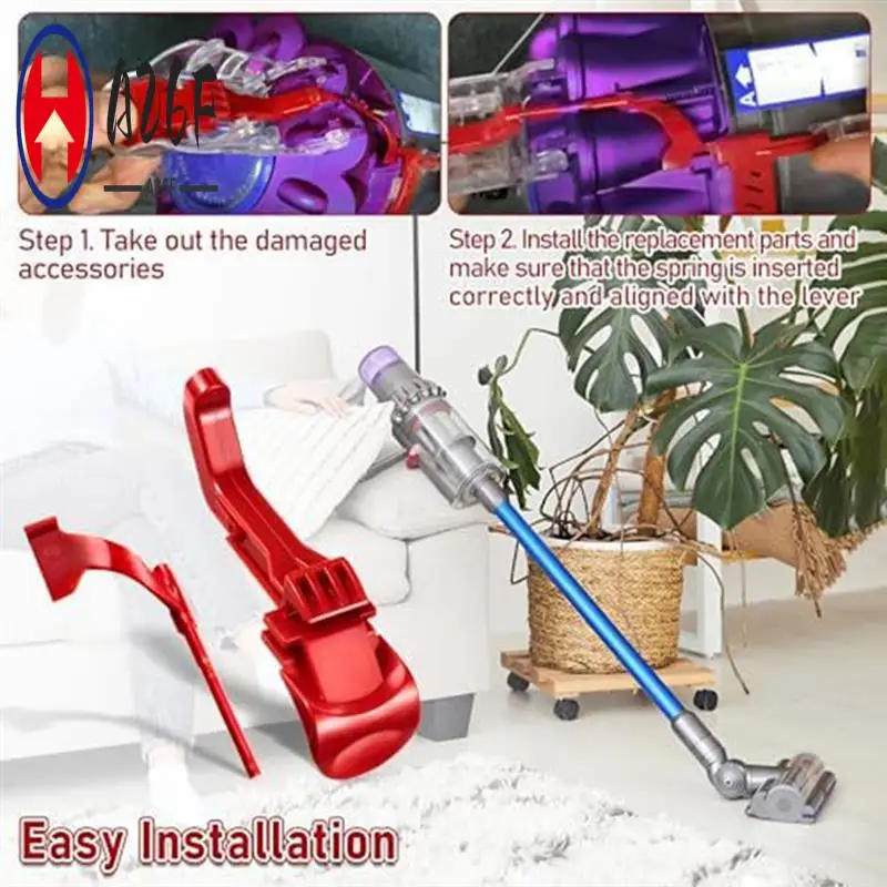 A26F-Вакуумные красные зажимы для кнопок канистры для Dyson DC41, DC41 Animal, DC41 Animal UK, DC43, DC55, DC65