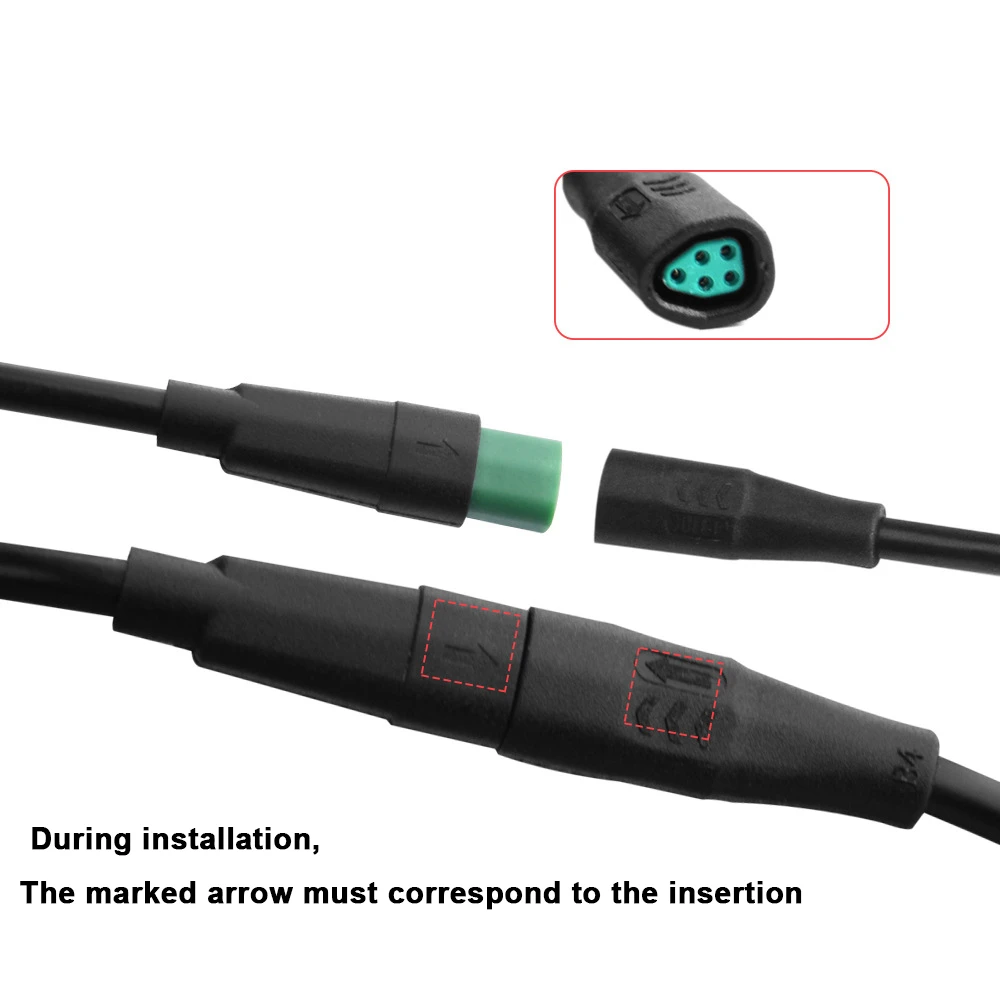 Фото Соединительный провод крутящего момента двигателя BaFang EB-EUS M600/G521/M500/G520 Провод таблицы кодов 1T1 Сборочная линия 1280 мм №3