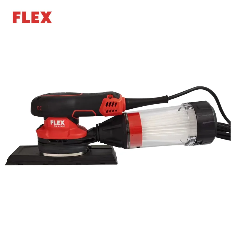 Фото Немецкая электрическая машина для наждачной бумаги FLEX 70/198 мм, прямоугольная сухая мельница для автомобильного листового металла, шпаклевки, шлифовальные инструменты №4