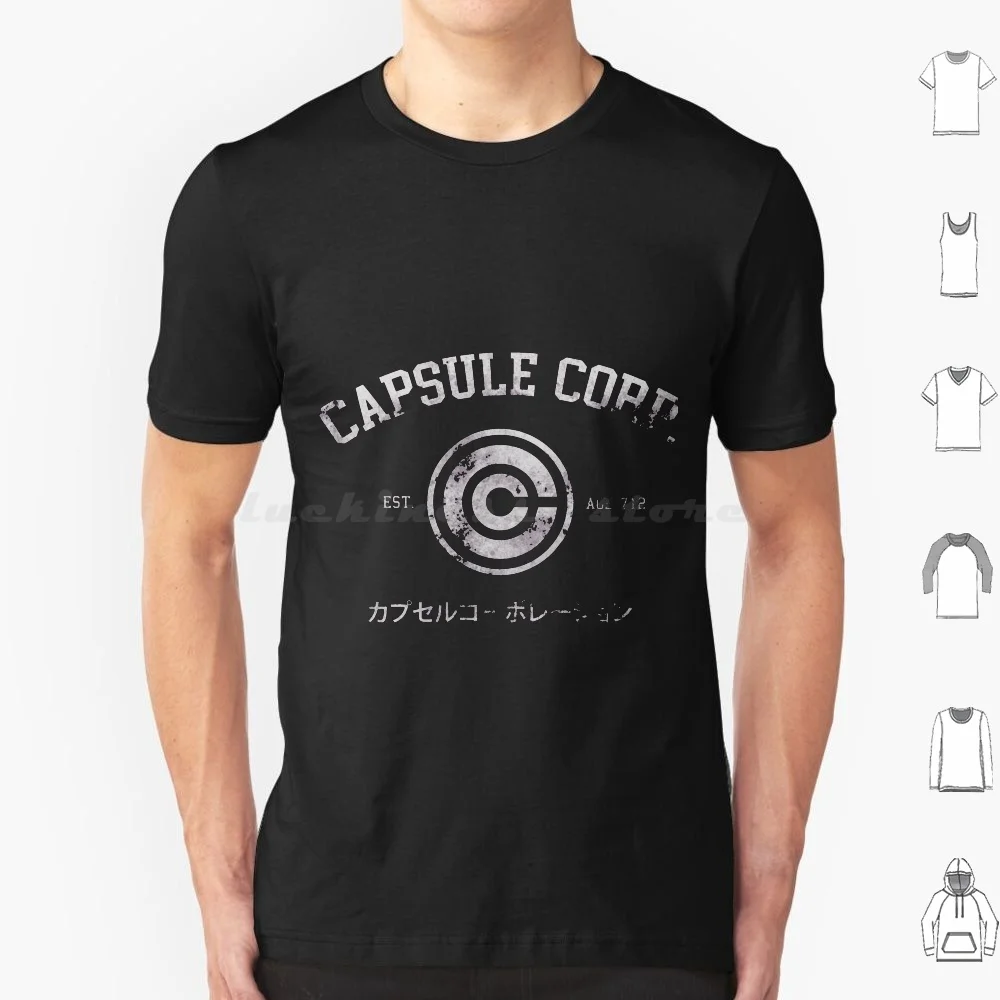 Футболка Capsule Corp. Мужчины Женщины Дети 6xl Capsule Corp Z Super Z Super Dbz Аниме Bulma Capsule Manga Trunks Corp Japan Dragon Db