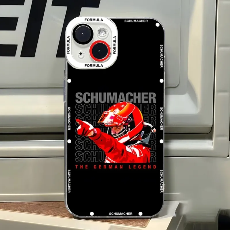Фото Прозрачный чехол F1 для телефона с формулой Шумахера для Xiaomi 13 Redmi 11 12 10 Pro Lite Pro Plus Poco X3GT F3 чехол с ангельским глазом №4