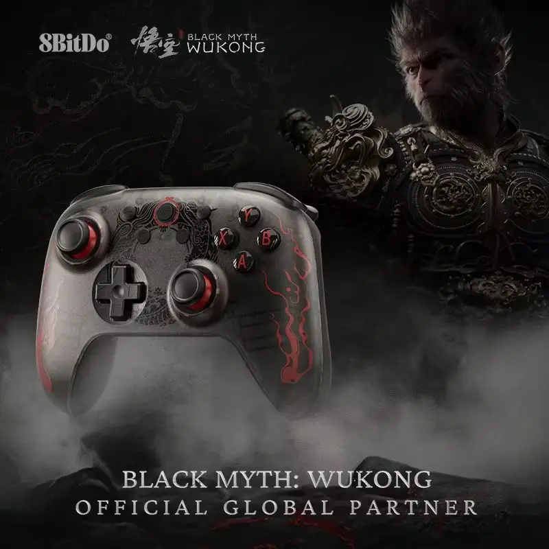 8bitdo Black Myth Wukong Co фирменный контроллер геймпад проводной 2,4 г беспроводное подключение Bluetooth ПК паровой игровой контроллер подарки