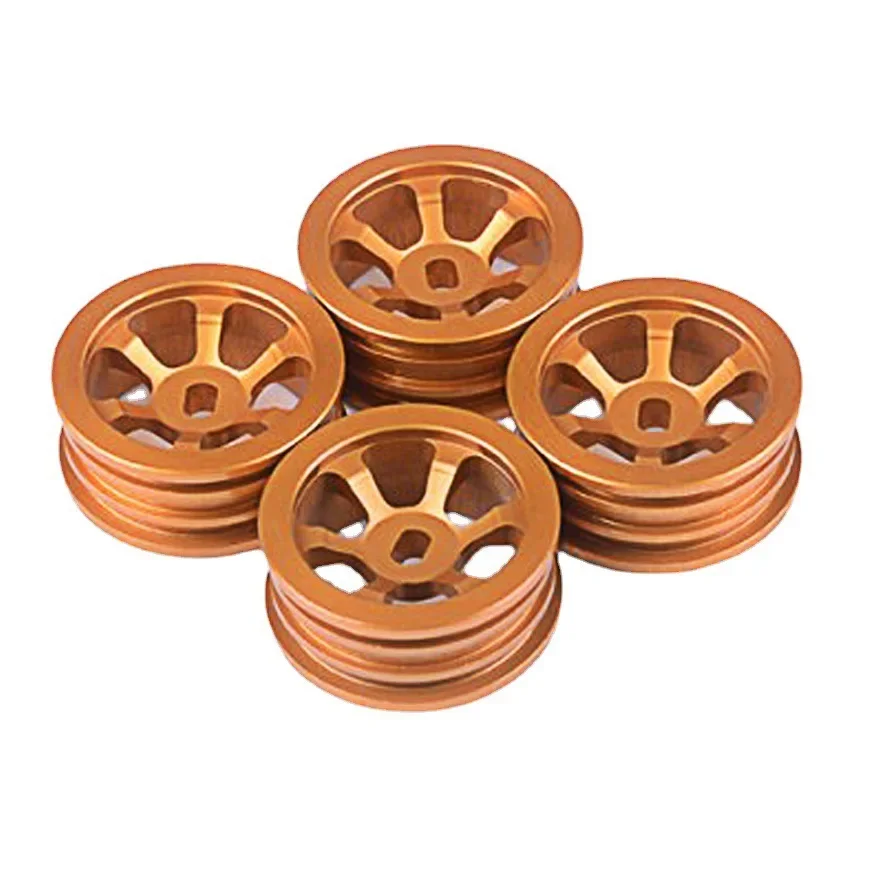 4 шт., металлический обод колеса, шина для дрифта для Wltoys 284131   K969 K979 K989 K999 P929 P939 Kyosho Mini-Z 1:28 Детали для обновления радиоуправляемого автомобиля