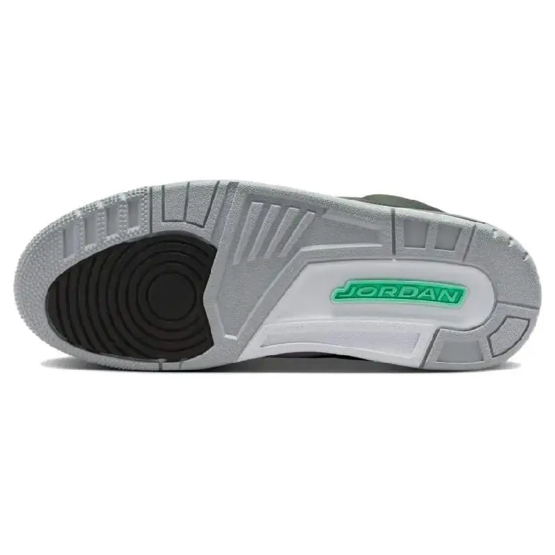 Кроссовки Nike Air Jordan 3 зеленые блестящие (art.: 3920c9d60680d) - 3920c9d60680d