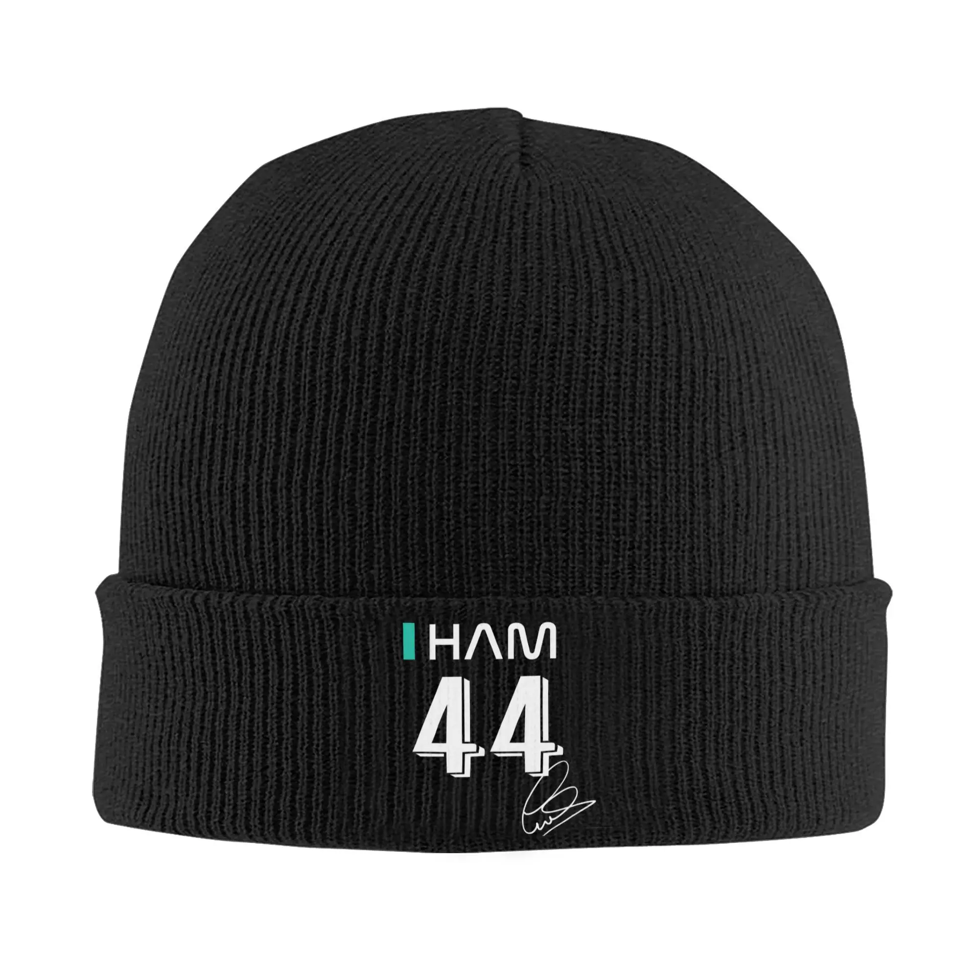 Шапки-бини Hamiltons 44, крутая зимняя теплая мужская и женская вязаная шапка для взрослых, унисекс, I HAM, спортивная автомобильная гоночная шапка