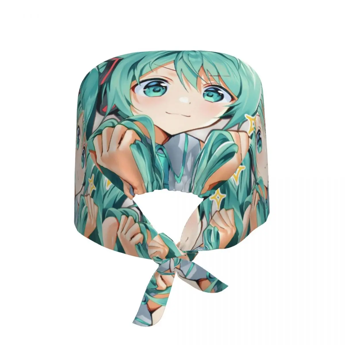 Фото Кепка H-Hatsuned M-Mikus с героями мультфильмов, хирургические шапки для женщин и мужчин, милая кепка для операционной, шляпы оператора, шляпа для лабораторных работ №2